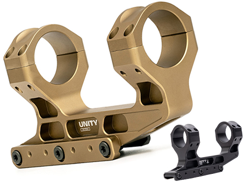 PTS Unity Tactical Licensed FAST LPVO Optics Mount Set w/ RMR Footprint and Aimpoint RDS Offset Mounts 