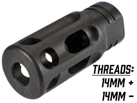 PTS GoGun SuperComp Rifle Brake Airsoft Flash Hider 