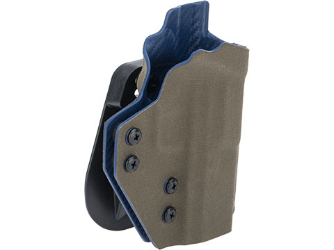 QVO Tactical Secondary OWB Kydex Holster for EMG Archon Type B Series (Color: Ranger Green)