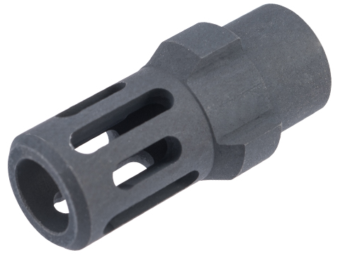 Raptor TWI CNC Short Flash Hider for Airsoft GHM9 Gas Blowback SMG