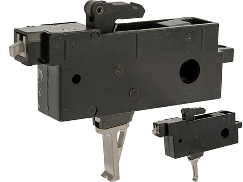 RA-Tech Steel Variable Pull Stroke Trigger Box for WE-Tech M4/M16 Gas Blowback Airsoft Rifles 