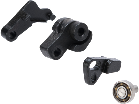 RA Tech New Age Steel Trigger Sear Set for ISSC M22, SAI BLU, Lonewolf, & Compatible Airsoft Gas Blowback Pistols