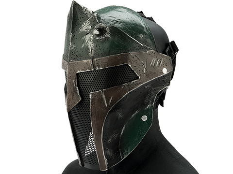Evike.com R-Custom Fiberglass  Bounty Hunter Spartan Full Face Mask (Color: Bounty Hunter / Mesh Lens)