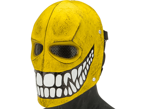 Evike.com R-Custom Fiberglass Wire Mesh 40D Smiley Mask Inspired by Army of Two