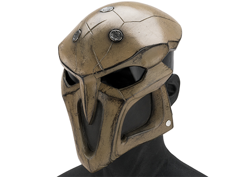 Evike.com R-Custom Fiberglass  Reaper Full Face Mask (Color: Desert / Smoke Lens)