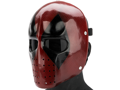 Evike.com R-Custom Fiberglass Snarky Mercenary Full Face Mask (Color: Smoke Lens)