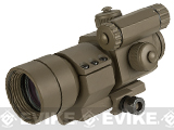 Matrix Military Type 1x30 Red & Green Dot Sight w/ QD Cantilever Mount (Model: Low Mount / Tan)