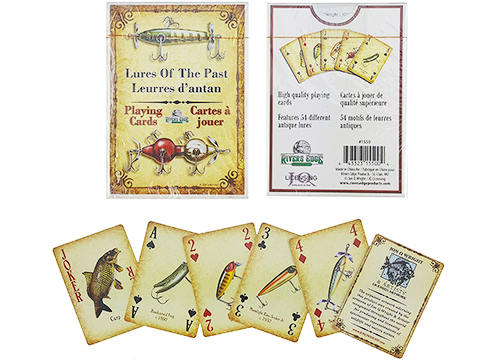 River's Edge Playing Cards (Type: Antique Lures), MORE, Collectibles ...