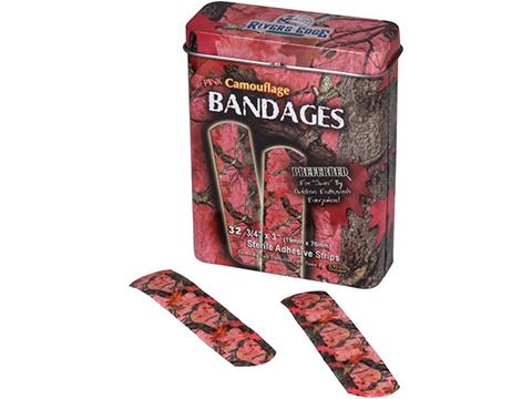 River's Edge Camo Bandages (Color: Pink)