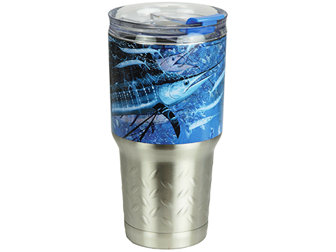 River's Edge Stainless Steel 24oz Tumbler w/ Double-Wall Insulation (Type: Sailfish)