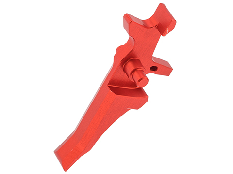Retro Arms CNC Machined Aluminum Trigger for M4 / M16 Series AEG Rifles (Color: Red / Style J)