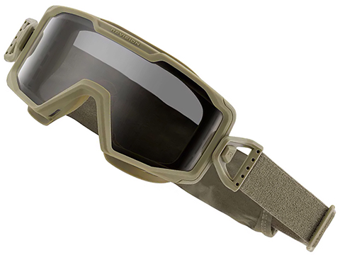 Revision MerlinHawk Ballistic Goggle Basic Kit (Color: Tan / Smoke Lens)