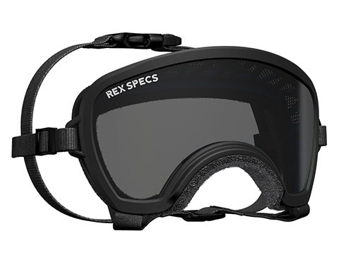 Rex Specs Small Wide Canine Goggles (Color: Black)