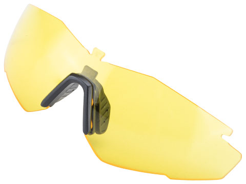 Revision Stingerhawk® Ballistic Eyewear Replacement Lens w/ Adjustable Nose Piece (Color: Yellow)