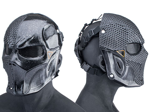 R-Custom Fiberglass KMonger Full Face Mask (Type: Smoke Lens /  Medium)