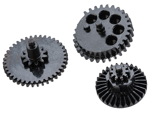 Rocket Airsoft CNC Steel Gear Set for Tokyo Marui Spec Airsoft AEG Gearboxes (Type: 32:1 Super High Torque)