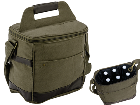 Rothco Insulated Canvas Cooler Bag (Color: OD Green)
