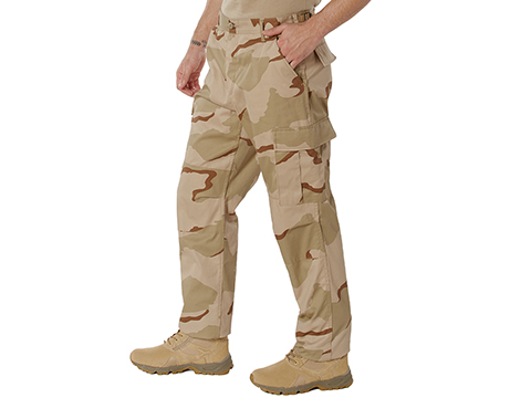 Rothco Camo Tactical BDU Pants (Color: Tri Color Desert / Small)