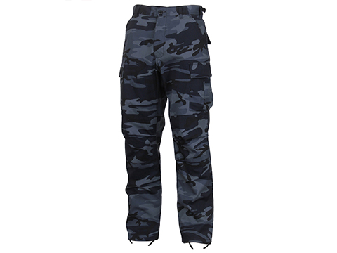 Rothco Camo Tactical BDU Pants (Color: Midnight Blue Camo / 3X-Large)