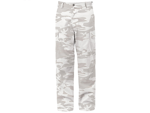 Rothco Camo Tactical BDU Pants (Color: White Camo / Small)