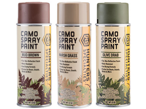 Hunters Specialties Camo Spray Paint (Color: Olive Drab / 12oz),  Accessories & Parts, Spray Paint -  Airsoft Superstore