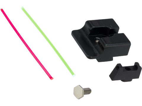 Taran Tactical Innovations Ultimate Fiber Optic Sight Set for GLOCK Pistols (Model: Standard Height)