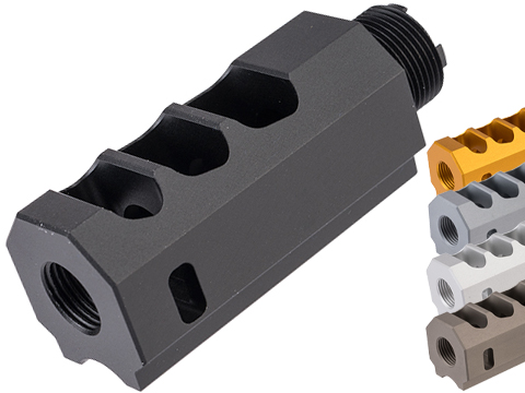 EMG CNC Aluminum Muzzle Compensator for TM Hi-Capa Gas Blowback Pistol Comp-Ready Barrels 