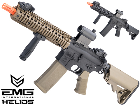 EMG Helios Daniel Defense Licensed MK18 EDGE Series Airsoft AEG Rifle by Specna Arms (Model: Black / Gun Only)