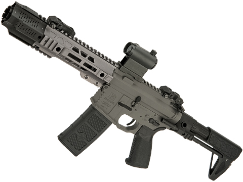 EMG SAI Licensed GRY SBR AR-15 / M4 AEG Training Rifle w/ V2 Gearbox (Configuration: PDW / Grey Non-ITAR Furniture)