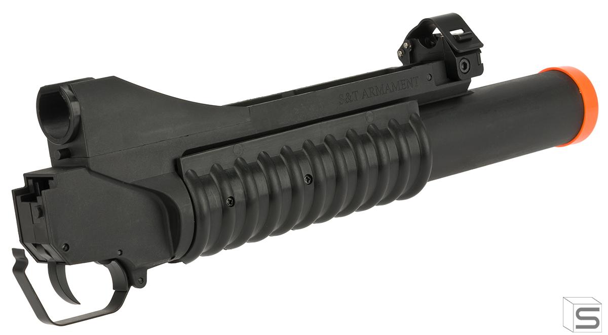 Matrix 40mm M3 Grenade Launcher For M4 M16 Series Airsoft Rifles Model Long Type Black Pro Shop Salient Arms