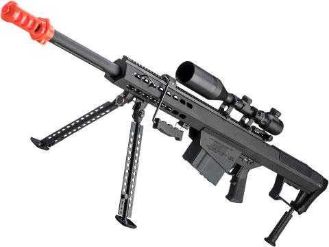 6mmproshop Barrett Licensed M107a1 Gen2 Long Range Airsoft Aeg Sniper Rifle Color Black 29 Barrel Pro Shop Salient Arms
