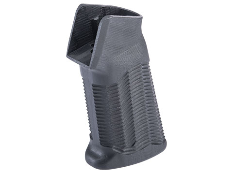 Angel Custom G10 Motor Grip for M4/M16 Series Airsoft AEG Rifle (Model: Ditch Texture / Black)