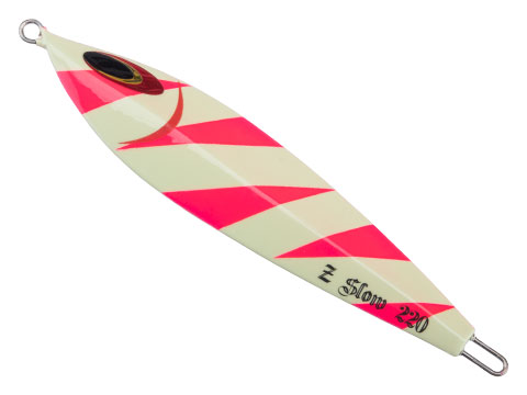 Sea Falcon Z Slow Deep Sea Fishing Jig (Model: Full Glowing Lightning Pink / 220g)