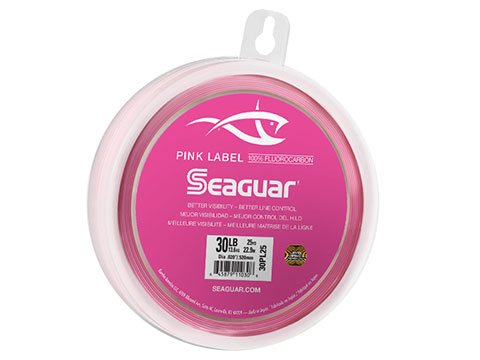Seaguar Pink Label 100% Fluorocarbon Leader Material (Model: 80Lb / 25Yds)