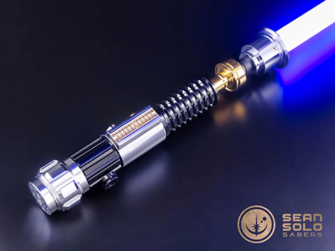 Sean Solo Sabers Elite Series Replica Laser Sword (Model: EP3 Obi-Wan / 36 Blade / SN-Pixel v4 Neopixel)