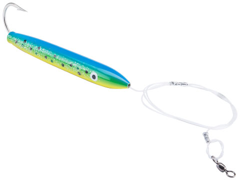 Sea Striker Cedar Plug Fishing Lure (Style: Blue-Green / 6 West Coast Rigged)