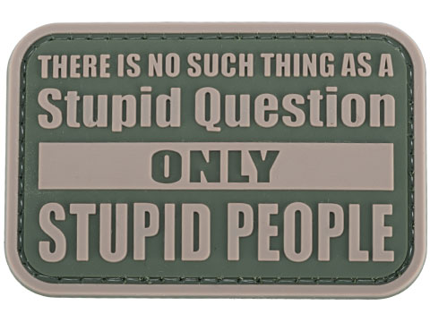 Matrix Stupid Questions PVC Morale Patch