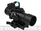 NcStar / VISM Compact Prismatic Optic (CPO Series) 3.5x32mm Scope w/ Green/Blue Illumination and Micro Dot - Black