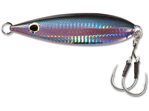 Shimano Butterfly Flat Fall Jig (Color: Black Anchovy / 200g)