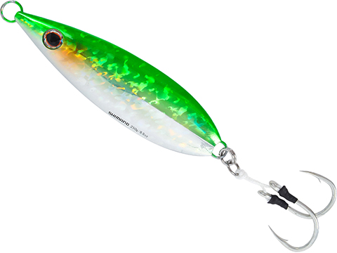 Shimano Butterfly Flat Fall Jig (Color: Green Silver / 160g)