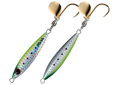 Shout! Fishing Tackle Blade Shotel Fishing Jig (Color: Chartreuse Sardine / 100g)