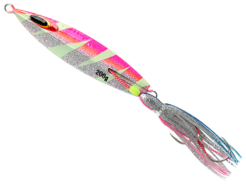 Sea Falcon Drain Inchiku Deep Sea Fishing Jig (Color: Lightning Glowing Pink / 200g)