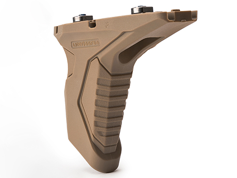 Strike Industries Angled Vertical Grip Short Black Polymer with Cable  Management Storage for Picatinny Rail