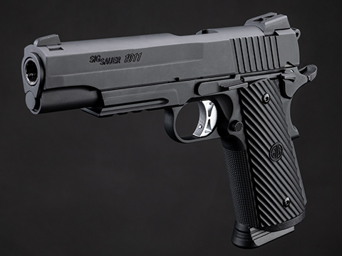 SIG Sauer Proforce 1911 Tacops CO2 Powered Airsoft Gas Blowback Pistol (Model: Black / Gun Only)