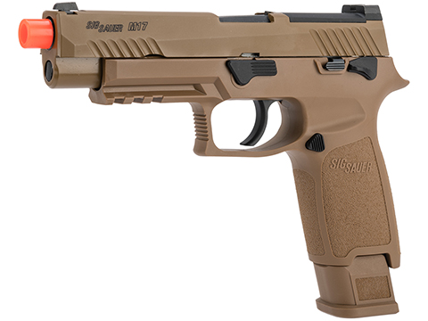 SIG Sauer ProForce P320 M17 MHS Airsoft GBB Pistol (Color: Tan / Green Gas)