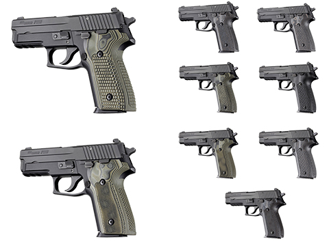 SIG SAUER P229 Contour Classic: Piranha G10 Grip - G-Mascus Green