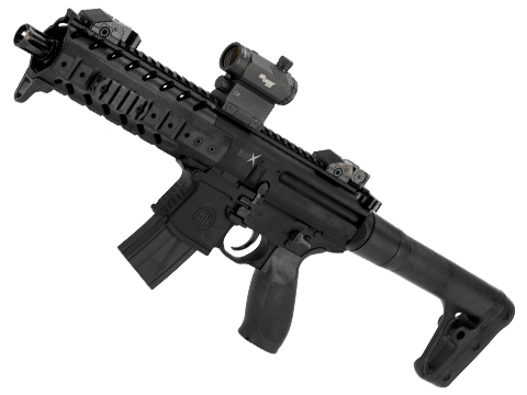 SIG Sauer MPX ASP Co2 Powered .177 cal Semi-Automatic Airgun (Color: Black)