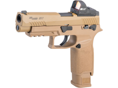 SIG Sauer ProForce P320 M17 MHS Airsoft GBB Pistol (Color: Tan