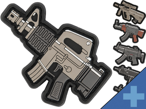 Evike.com PVC Morale Patch Chibi Gun Series (Model: UZI)