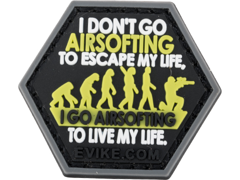 Operator Profile PVC Hex Patch iAirsoft Series 1 (Model: Phrases / Airsoft Life)